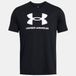 Under Armour UA SPORTSTYLE LOGO UPDATE SS-BLK Heren Sportshirt - Zwart - Wit