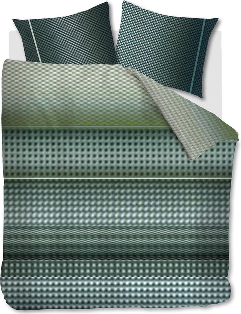 Kardol Charlottesville Dekbedovertrek - Lits-jumeaux - 240x200/220 cm - Blue Green
