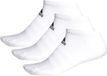adidas Chaussettes basses rembourrées - Taille 34-36 - Unisexe - Blanc/Noir
