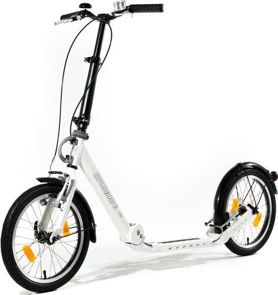 Kickbike Clix 2.0 White | Autoped | 16 Inch Wheels | Aluminium