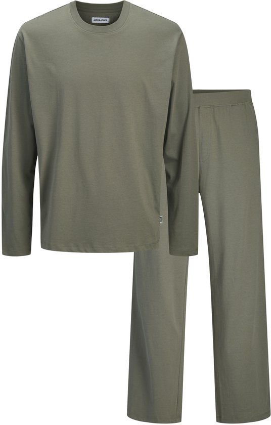 JACK & JONES JACALFRED LS TEE AND PANTS SET W Heren T-shirt Smokey Olive