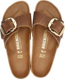Birkenstock Madrid Dames Slippers Small fit - Cognac - Maat 37