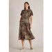 White Stuff Rua Jersey Shirt Dress Black Print