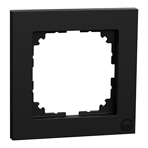 Merten M-Pure frame - 1-voudig - mat zwart - oceaanplastic - MEG4010-3603