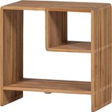 WOOOD Jasmijn Sidetable Recycled Teak - Naturel - 55x55x30