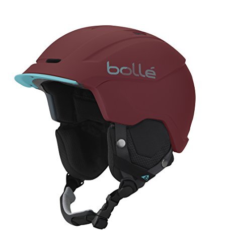 Bollé Instinct Soft Bordeaux & Mint 51-54 cm skihelm, unisex, volwassenen, bordeaux/mint