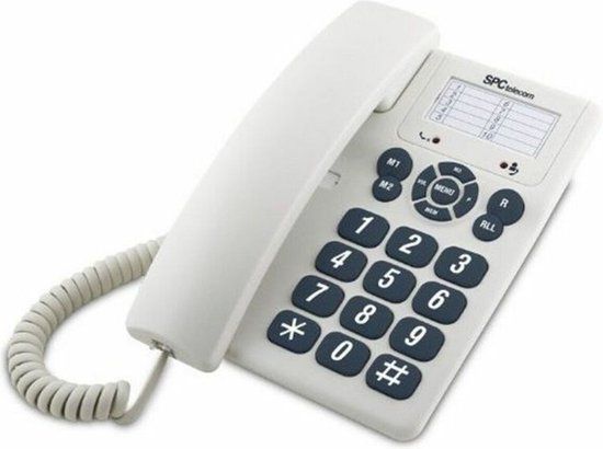 SPC 3602 Wit Landlijn Telefoon