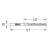 KS Tools HSS-G Co 5 Spiraalboor - 8.3mm - Set van 10