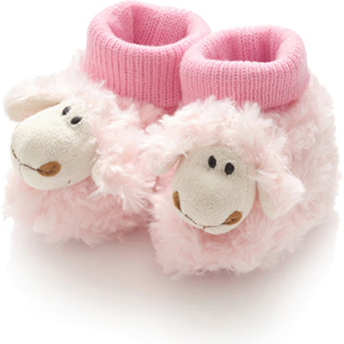 Ovis Wooly Sheep Babyslofjes roze maat 18 van Wooly Sheep