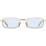 DAVID BECKHAM DB 99/Origami bril, goud, beige, hoorn, standaard, uniseks, volwassenen