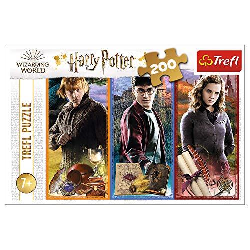Trefl 13277 Puzzel, in de wereld van magie en heksen, 200 stukjes, Warner Harry Potter, voor kinderen vanaf 7 jaar