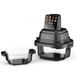 Just Perfecto Friteuse sans Huile Verre 1,5L + 4L Cuve Transparente Noir