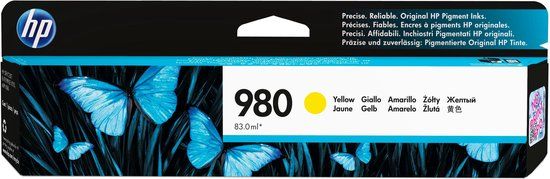 HP 980 Yellow Original Ink Cartridge