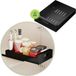 XIVADA Keukenkast organizer - Schuiflade - Aluminium - 25 cm - Zwart
