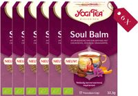 Yogi Tea Soul Balm Biologische Kruidenthee Sinaasappel Vanille Kaneel Tray 6 Stuks