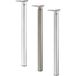 Häfele Pied de table H1730 Pied de table réglable en hauteur 700-880 mm, couleur inox