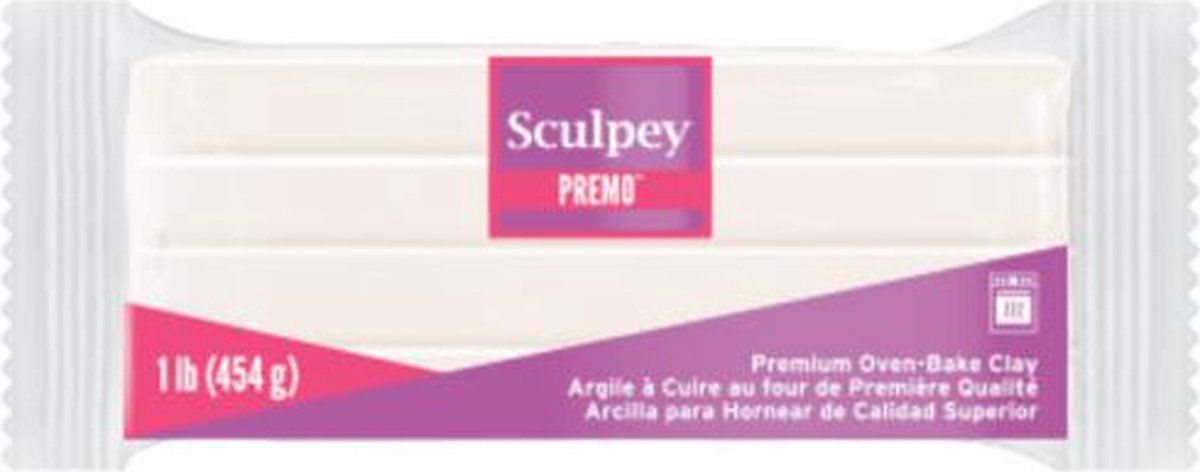 Sculpey Klei Set, Wit, 0,5 kg