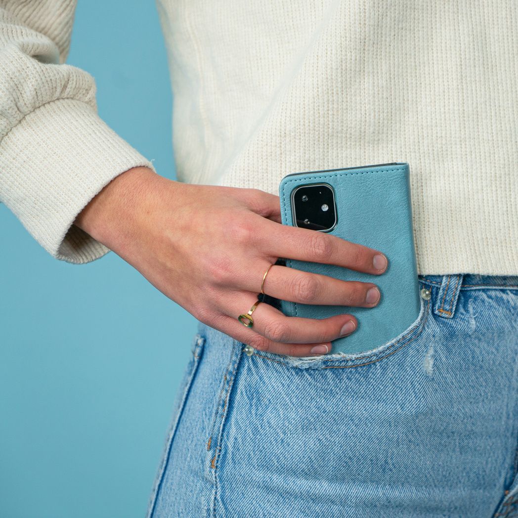 imoshion Luxe Booktype Samsung Galaxy A71 hoesje - Lichtblauw