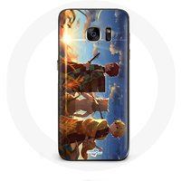 Maniacase Hoesje voor Samsung Galaxy S7 Tanjiro Inosuke en Zenitsu Demon Slayer Kimetsu no Yaiba Anime Manga