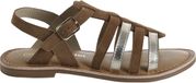 Vertbaudet Leren sandalen met gespen voor meisjes