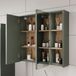 Vicco Viola Badkamerspiegelkast – 80 x 75 cm met open vakken Groen/Kunstzinnig