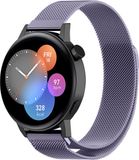 Strap-it Huawei Watch GT 3 42mm Milanese band - lichtpaars - 8720763499249