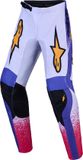 Alpinestars Fluid Drag Jeugd motocrossbroeken - Paars/geel/roze - Maat 22