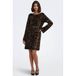 ONLY maxi jurk met pailletten - donkerbruin/goud