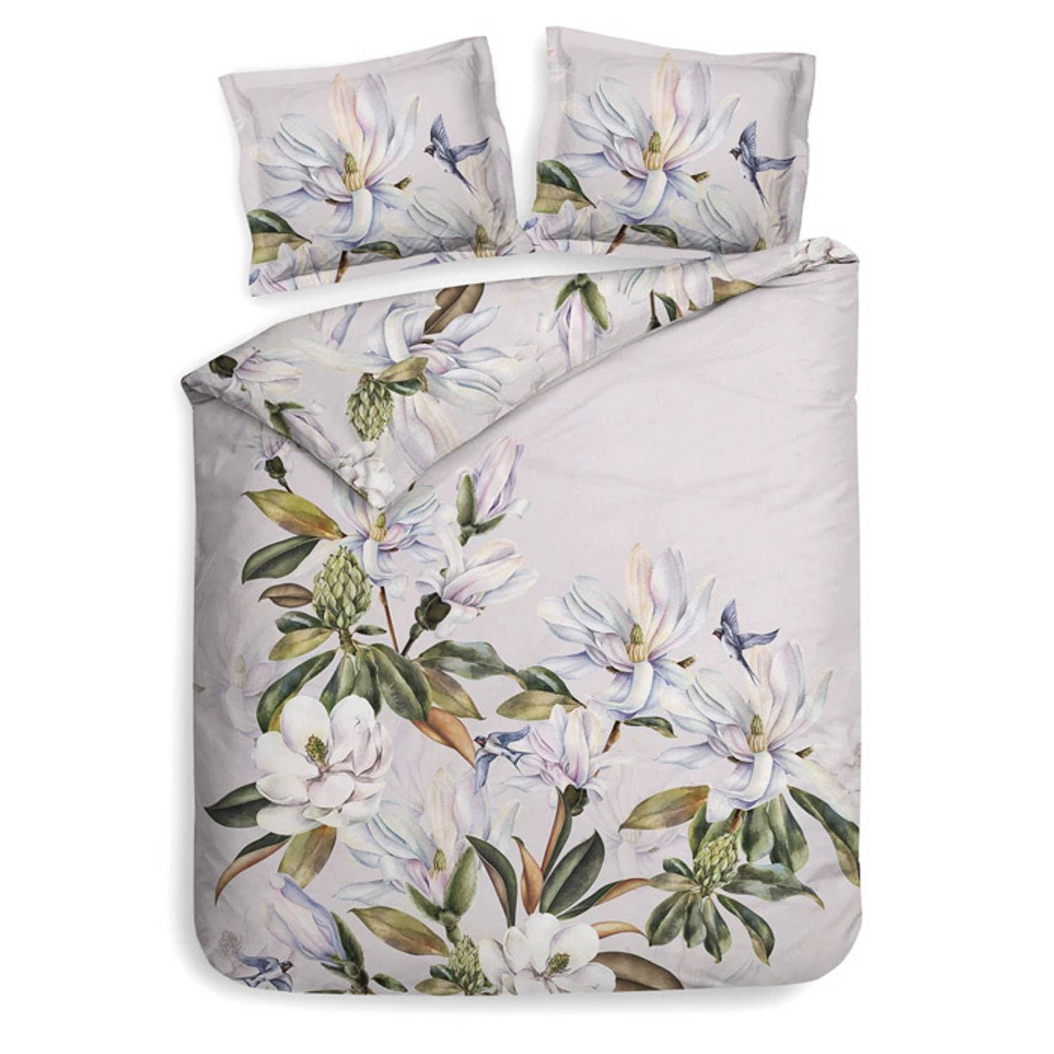 Heckett & Lane Febe - Dekbedovertrek - Tweepersoons - 200x200/220 cm - Keepsake Lilac - Roze