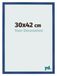 Your Decoration Cadre photo 30x42 cm MDF Bleu foncé Bologna