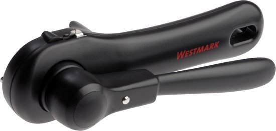 Westmark Blikopener - RVS - Zwart - 17,5 cm