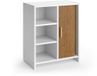 Vicco Halfhoge kast Norea, Eiken/Wit, 50 x 60 cm
