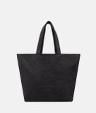 Liebeskind Berlin Grote denim shopper zwart