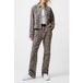 French Connection Charlie Veste en jean imprimée Leopard Sand Multi