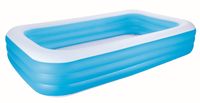 Bestway Familiebad rechthoek deluxe 305 - Blauw/Wit - 305x183x56cm