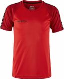 Craft Kinder Sportshirt Squad 2.0 Contrast Jersey Jr 1912727 - Bright Red/Express - 146/152
