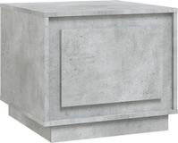 vidaXL Salontafel 51x50x44 cm bewerkt hout betongrijs