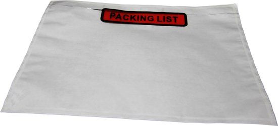 Paklijstenveloppen A5 - 228 x 165mm - 1000 stuks - documents enclosed