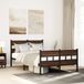 Prolenta Maison Exclusive Lit exclusif - Structure de lit sans matelas, avec tête et pied de lit, dimensions 120x190 cm