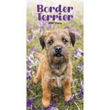 CarouselCalendars Carrousel Worldwide Border Terriers Slim Diary 2027