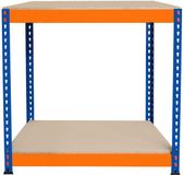 MonsterShop S-rax Werkbank - Blauw/Oranje - 90x45x90cm - 600kg Draagvermogen