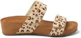 Lazamani Ellie Dames Slippers Leer Wit