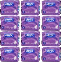 Ultrex Ultra Night Maandverband met vleugels - 12 x 8 stuks