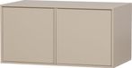 vtwonen Daily Kast Double - Grenenhout - Dakargrau/Grijs - 50x100x58 cm