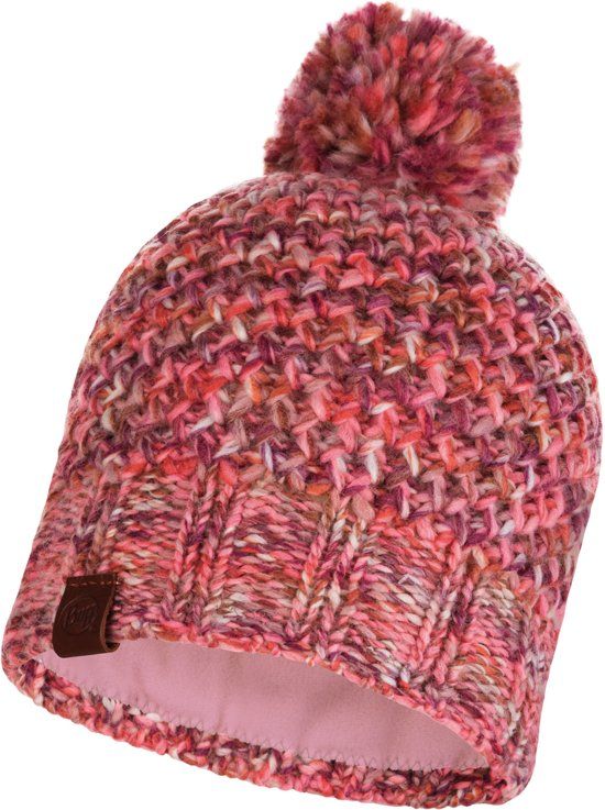 Buff Knitted & Polar Muts Sport - Unisex - roze/rood