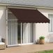 Maison Exclusive - Parasol à commande manuelle, marron, 100 cm