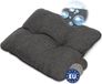 Beautissu BeauFlair – Coussin de salon d'extérieur 50x40cm – Coussin de jardin 12cm d'épaisseur – Housse résistante à la saleté et à l'eau – Anthracite