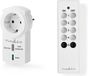 Nedis 4x Stekker met afstandsbediening - IP20 - Wit