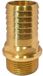 Goldenship Messing 1 1/2´´ Wc-slang Male Adapter Goud 38 mm