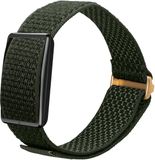 kwmobile nylon bandje voor smartwatch - geschikt voor Polar Loop - 14 - 22 cm - Polsbandje in groen